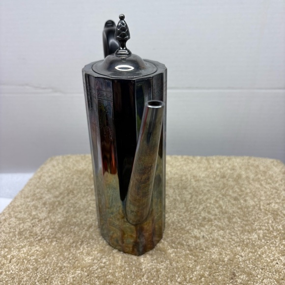 Vtg Paul Revere Coffee Pot American Silverplate Hollowware by LUNT SILVER “EGC” - Picture 3 of 10